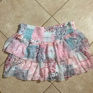 NWT Madden NYC by Steve Madden Women's Smocked Double Ruffle Skort SOLD OUT